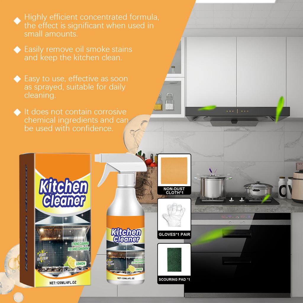 Grease Cleaner For Kitchen Range Hoods, Stovetops, And Sinks; Grease And Grime120ml