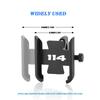 For Harley Softail Fat Boy Road Glide 114 FLFB FLFBS Street Bob Motorcycle Handlebar Mirror Mobile Phone Holder Stand Bracket