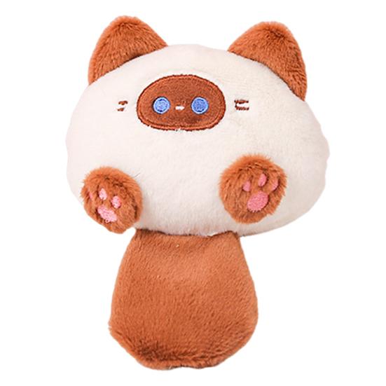 Кошка, плюшевая кукла, брелок, подвеска, милый толстый встроенный пищалка, аниме, котенок, плюшевые мягкие набивные игрушки