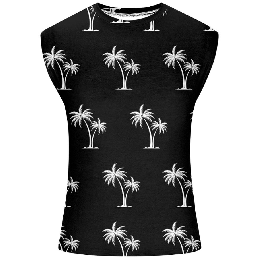 Мужская летняя пляжная майка для серфинга, большой размер, повседневный дышащий топ без рукавов, свободная майка с принтом, мужская рубашка