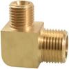 M12 M14 M16 M18 Метрический 1/8" 1/4" 3/8" 1/2" BSP Наружный Угольник 90 градусов Латунный Фитинг Трубопроводный Соединитель Муфта Вода Газ Масло