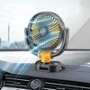 5V 12V 24V Electric Car Cooler Low Noise USB Folding Car Cooling Fan 360 Rotation Automobile Air Cooler for Auto SUV Summer