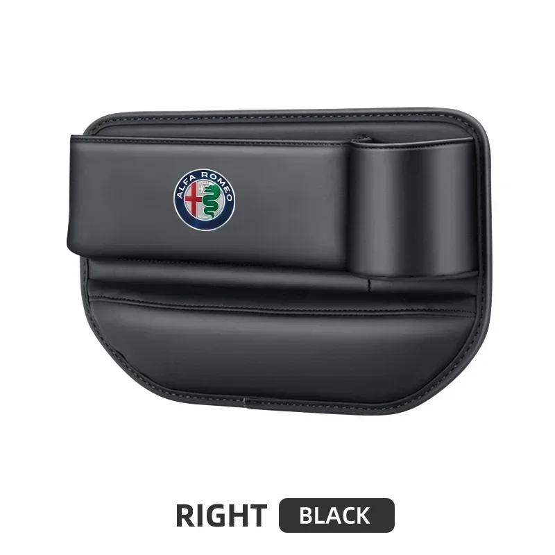 Car Seat Gap Multifunction Crevice Storage Box For Alfa Romeo Giulia Stelvio Giulietta 156 159 147 Mito Tonale Brera Disco rty112