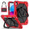 Heavy Duty Case for iPad 11th 11 inch 10th 10.9" Silicone + PC Shockproof 360° Rotating Stand Tablet Cover with Shoulder Straps