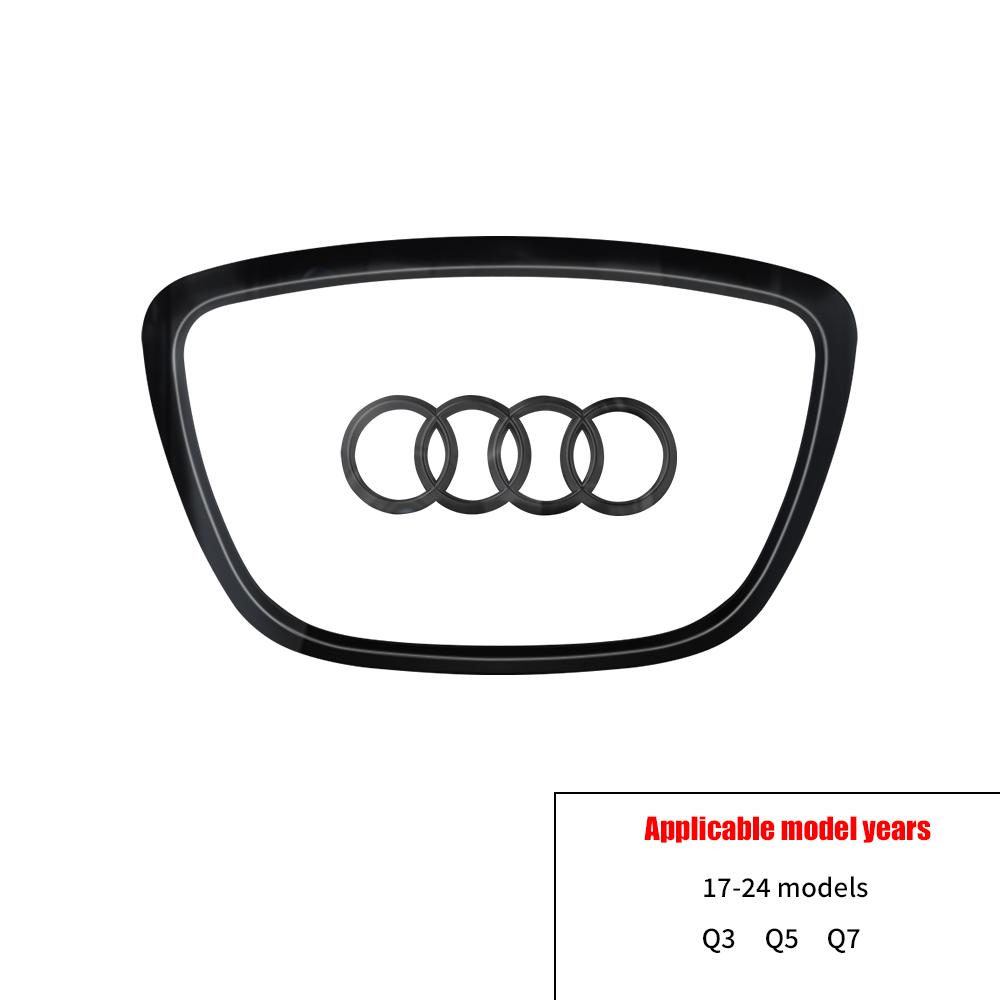 2026 Hot Car Steering Wheel Center Logo Covers Stickers Decoration For AN1 A4L A6L A5 A8L A3 A7 Q3 Q7 Q5 E-TRON A8 A7L Q6 Q8 SQ5 Q5L