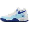 Flight Legacy Mid top Винтажные Баскетбольные Кроссовки Мужские Бело-Синие BQ4212-103(Команда10-)