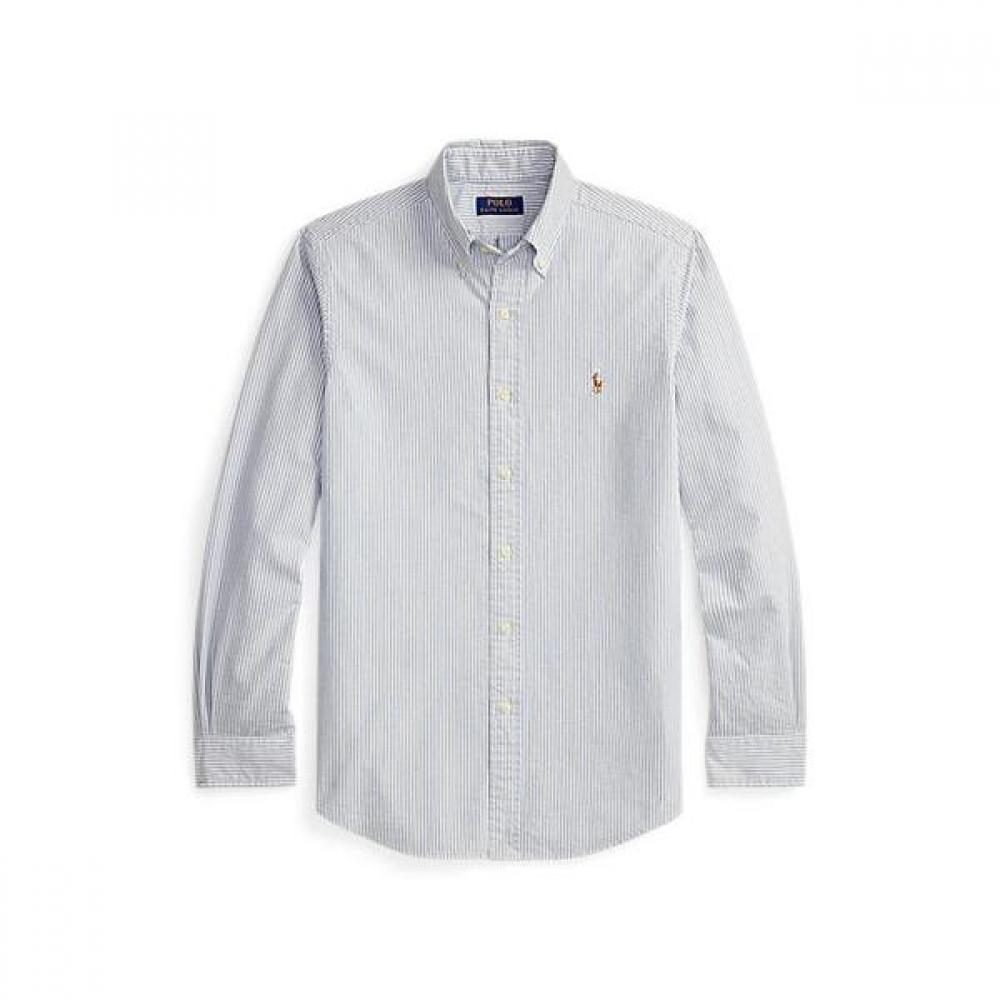 Polo Ralph Lauren Мужская классическая полосатая оксфордская рубашка Mnpowov16825367410