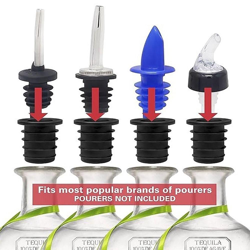 Durable Bottle Pourer Universal Fit Liquor Spout Replacement Wine Pourers