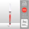 Jin Wannian 45mm Long-Head Refillable Waterproof Marker Pen for Deep Hole Woodworking and Construction.