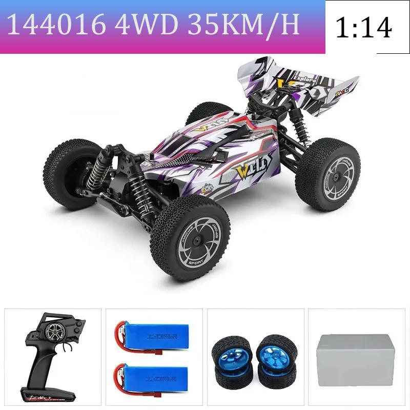 WLtoys144010 4WD Модель с максимальной скоростью 75 км/ч 1:Высокоскоростная радиоуправляемая внедорожная дрифт-гоночная машина 14-го масштаба для мальчика