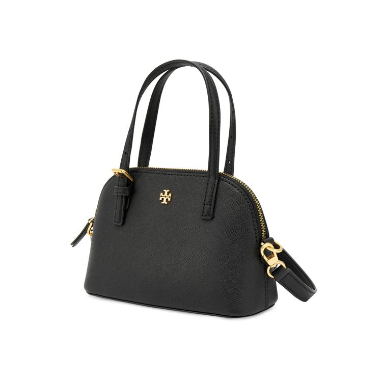 Tory Burch Emerson Минималистичный Регулируемый Съемный Плечевой Ремень Кожаный Чехол Сумка Женские Сумки Через Плечо Черный 149694-001