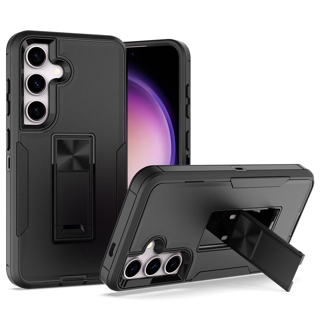 For Samsung Galaxy S24+ Case Drop-Proof TPU+PC Kickstand Phone Shell
