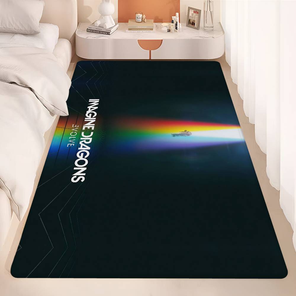 Hot Music I-Imagine D-Dragons Room Mats Cheaper Anti-slip Modern Living Room Balcony Printed Household Carpets