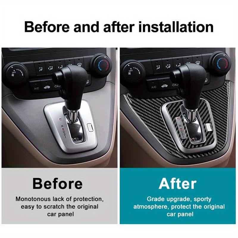 Gear Shift Panel Sticker Suitable for Honda CRV 2007 2008 2009 2010 2011 Central Control Gear Shift Panel Frame Cover Ornament