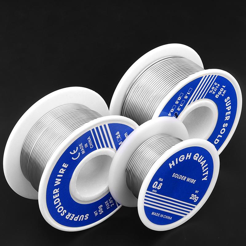 0,8 мм 100 г паяльная оловянная проволока оловянный расплав канифоль сердечник припой паяльная проволока рулон без отмывки флюс 2,0% ARI