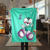 Diddl the Jumping Mouse Flannel Blanket, High quality Comfortable for All Seasons, Home Decor, Warmth and Comfort