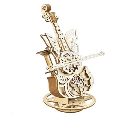 AIJUYE 3D Puzzle, Музыкальная шкатулка, Деревянный пазл, Игрушка, Деревянный пазл, Набор для самостоятельной работы, Деревянный 3D пазл, Развивающая игрушка, Убийство времени, Набор для сборки, Для