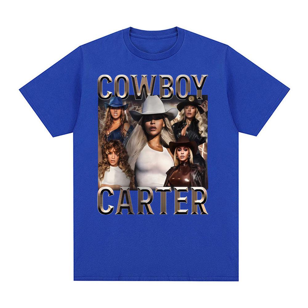 Бейонсе Cowboy Carter Тур 2026 Графические Футболки Унисекс Женская Мода Тренд Уличная Мода Футболки Повседневный Комфорт 100% Хлопок Футболка