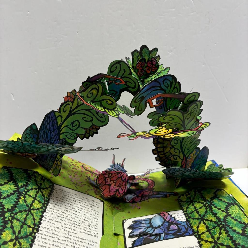 [USED] "Beauty and the Beast" Pop-up Picture Book, English Version