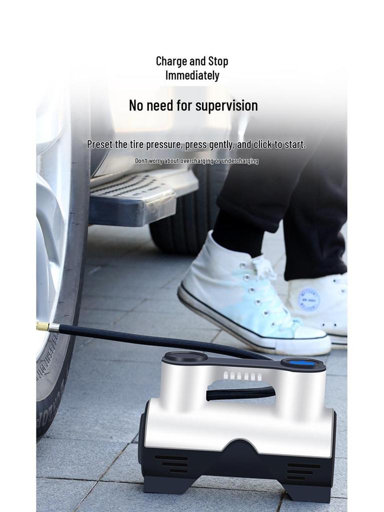 Портативный 12В Мощный Электрический Насос для Шины для Легковых Автомобилей и Седанов
