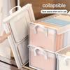 Extra Large Foldable PVC Storage Box with Lid - Dustproof Wardrobe Organizer for Clothes & Pants