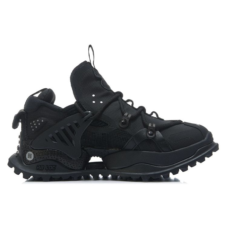 Кроссовки Li Ning Pangu Halo Fabric из синтетической кожи со светоотражающими элементами, дышащие, износостойкие, нескользящие, с низкой подошвой AGLR150-11