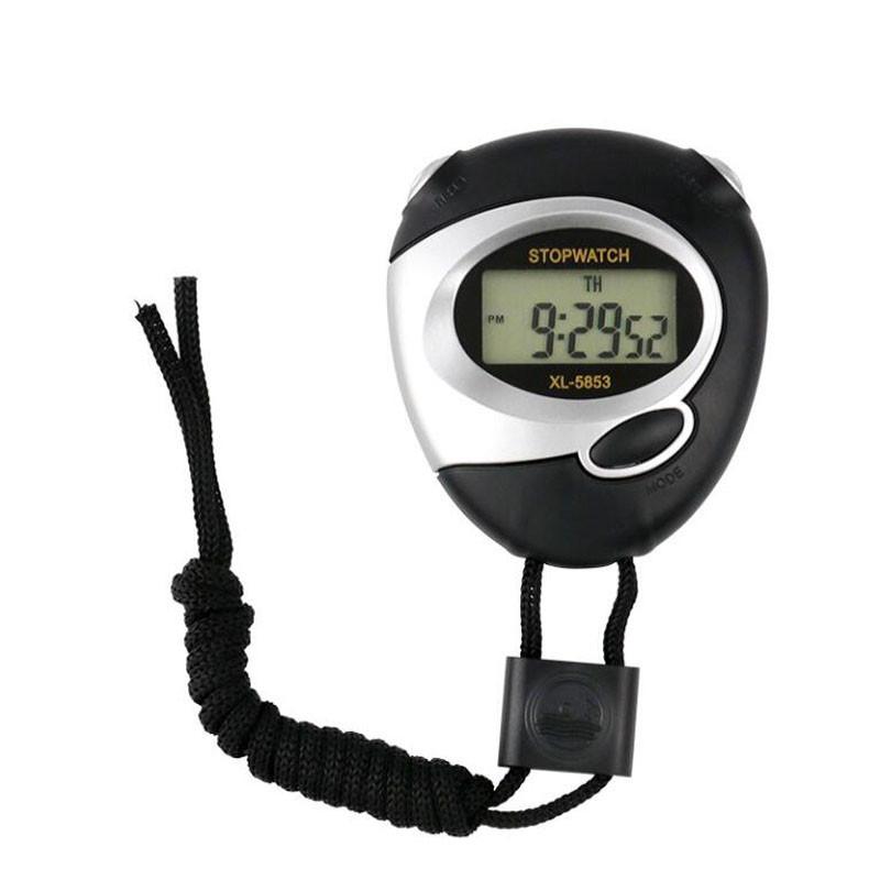Спортивные таймеры Двухрядные ЖК-секундомеры Память на 10 кругов Водостойкий дизайн