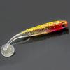 Fishing Soft Bait T Tail Artificial Sequin Swing Silicone Spinner Carp Bass Lure