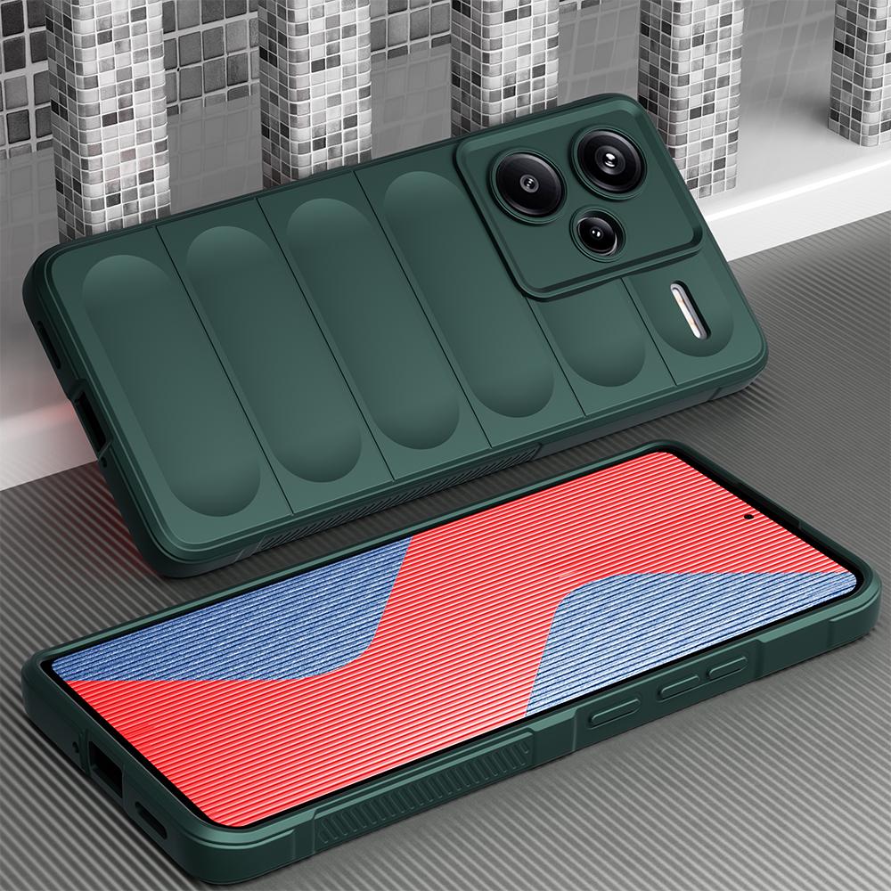 KEYSION Противоударный чехол для Redmi Note 13 Pro 5G 12 Pro + 5G, противоскользящий мягкий силиконовый чехол для телефона Xiaomi POCO X6 Pro X5 Pro 5G
