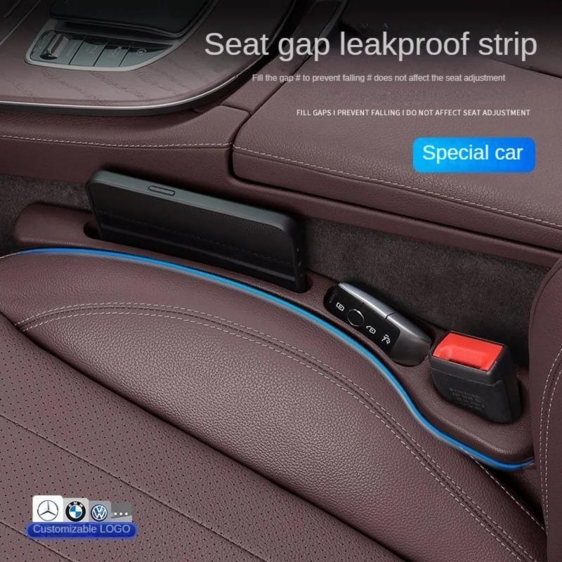 1 пара универсальных полиуретановых наполнителей для зазоров в автомобильных сиденьях, боковых швов, герметичный органайзер для хранения зазоров в сиденьях, аксессуары для салона автомобиля