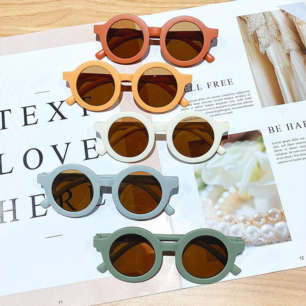 Glasses Girls Outdoor Eyewear Children Sunglasses Round Sunglasses Kids Sun Glasses Korean Style