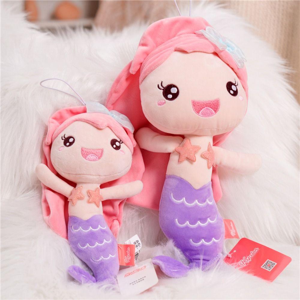 Accompany Toys Mermaid Stuffed Toy Princess Style Plush Toy Mermaid Plush Dolls Wedding Party Decor