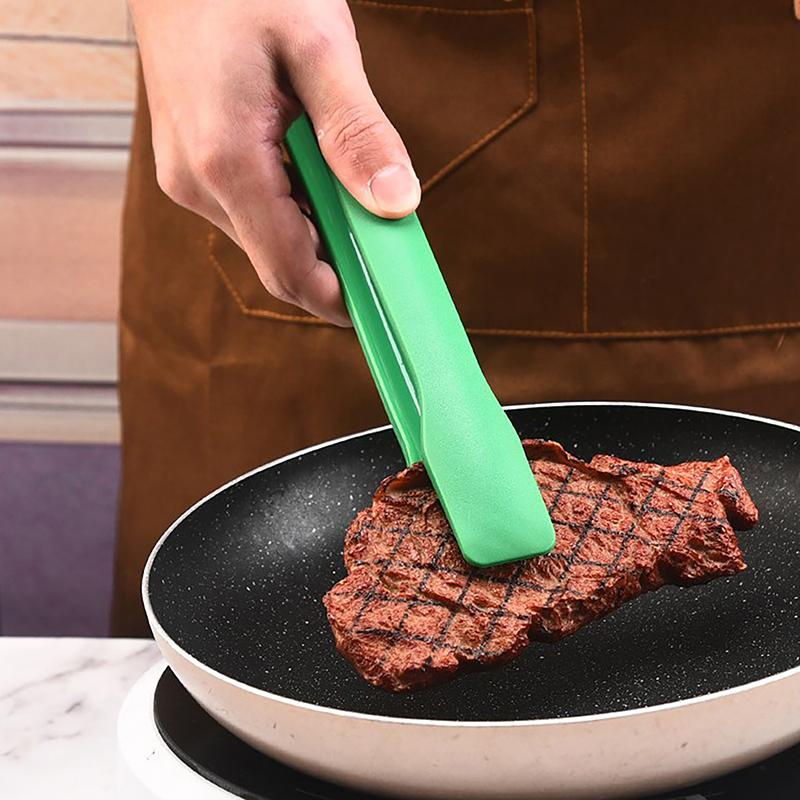 3 шт./набор нескользящих щипцов для еды из пищевого пластика, щипцы для хлеба, щипцы для сервировки салата, кухонный зажим для приготовления пищи, инструменты для барбекю, аксессуары