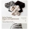 Faux Fur Winter Hat Scarf Windproof Plush Snood Scarf New Fisherman Hat Scarf  Women