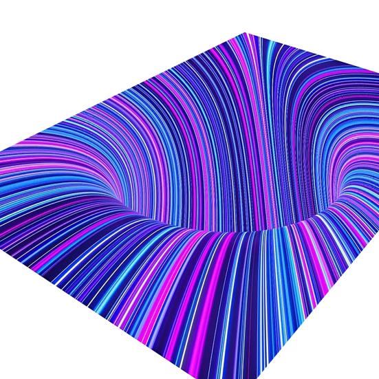 Коврик для пола Yousheng 3D иллюзия Нескользящий устойчивый дизайн Высокоабсорбирующий придверный коврик Декоративный ковер для гостиной спальни Домашний декор