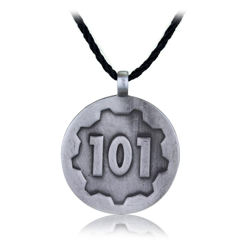 Fallout Братство Стали Круглый Кулон На Шнурке Ожерелье Унисекс Украшение