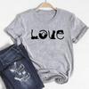 Милая футболка с буквенным принтом, модная футболка 90-х годов, милый стиль, одежда, повседневная женская футболка с коротким рукавом и принтом, женская футболка с графикой