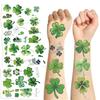 New Cartoon Four-leaf Clover Tattoo Stickers Waterproof Party Gift Funny Face Stickers