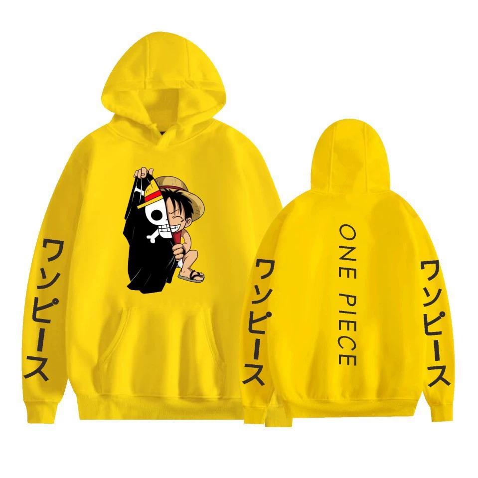 Мужская Женская Толстовка ONE PIECE Худи Уличная Одежда Харадзюку Повседневная С Мультяшным Принтом Толстовка с Капюшоном Свитшоты
