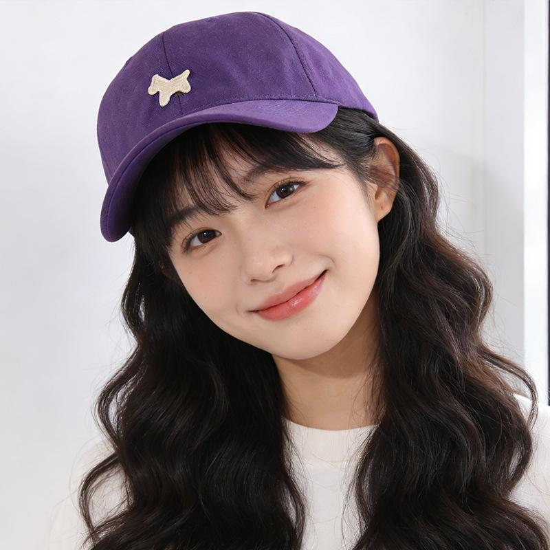 Baseball cap Women's wide brim shows the face Small versatile sun hat Japanese high-quality casual cap