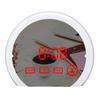 Светодиодный будильник Ambiance Light Многофункциональная зеркальная поверхность Большой экран Разборчивый дисплей Круглая форма Студенты Прикроватный цифровой настольный будильник