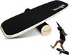 Yes4All Wooden Balance Board Roller Balance 75 X X 13 Cm Imported from Y5G8 Trainer, Black, Non-Slip Surface, Exercise, 28.5 (Officially Japan)