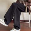 Trendy Brand Corduroy Pants Men'S Japanese Lazy Style Niche Design Drape Sweatpants Straight Wide-Leg Trousers Autumn