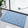Sponge Bathroom Cashmere Thickening Mat Bath Non-slip Carpets In Wash Basin Bathtub  Floor Rug Shower Room Doormat Memory Foam 3D Pad