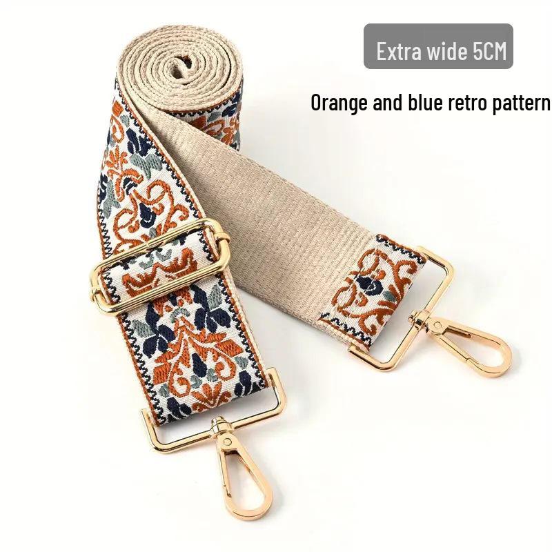 Регулируемый цветной холщовый ремешок для сумки - Широкий, Нескользящий Наплечный Запасной для женских сумок
