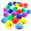 12 Pcs Colorful Baby Children Bath Toys Cute Rubber Squeaky Duck Ducky
