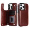 Флип-чехол из ПУ-кожи для IPhone 13 12 Mini 17 Air 16E 16 15 Plus 14 11 Pro Max Кошелек с держателем для карт Ударопрочный чехол
