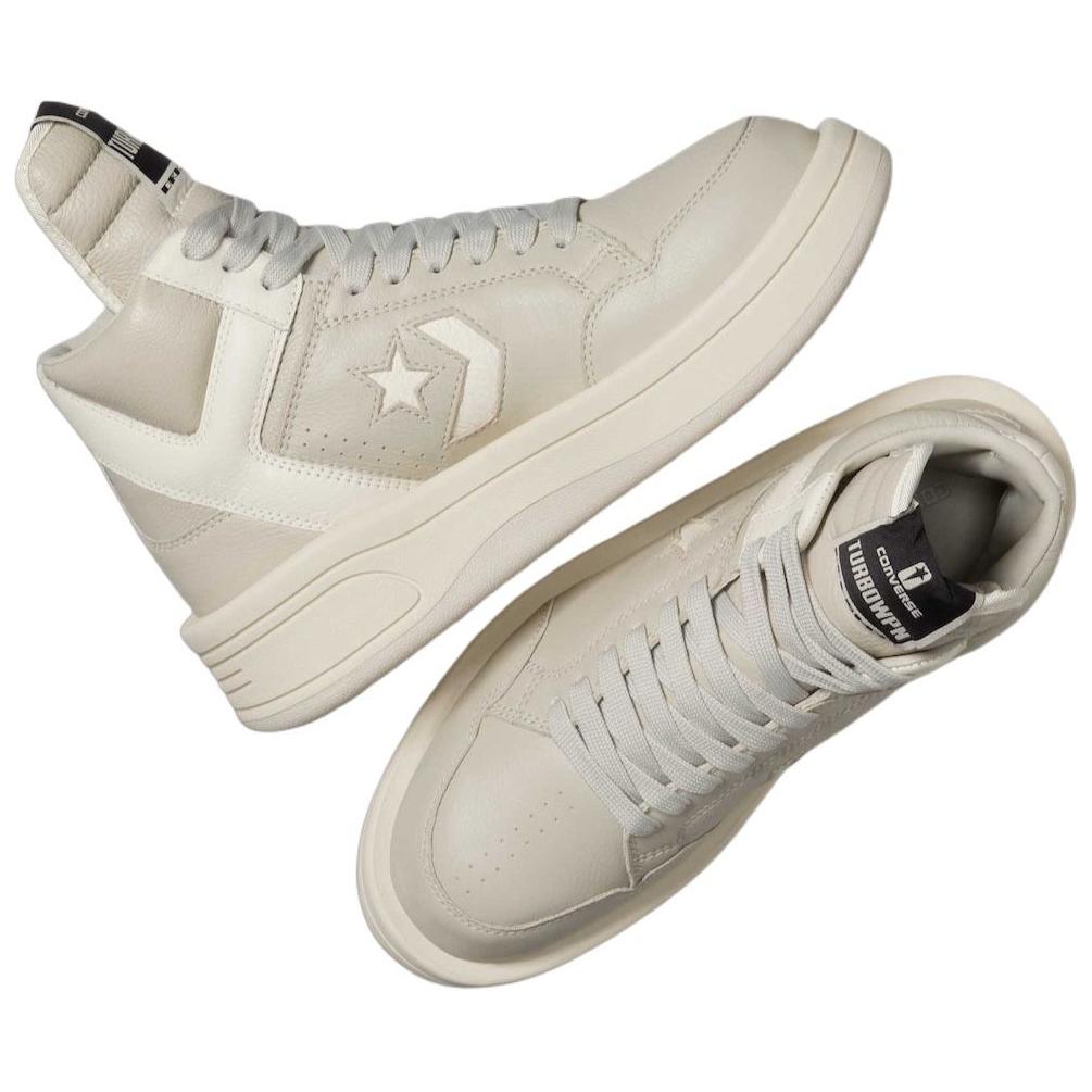 Rick Owens DRKSHDW x Converse TURBOWPN Mid Удобные полувысокие повседневные кроссовки Унисекс Белый