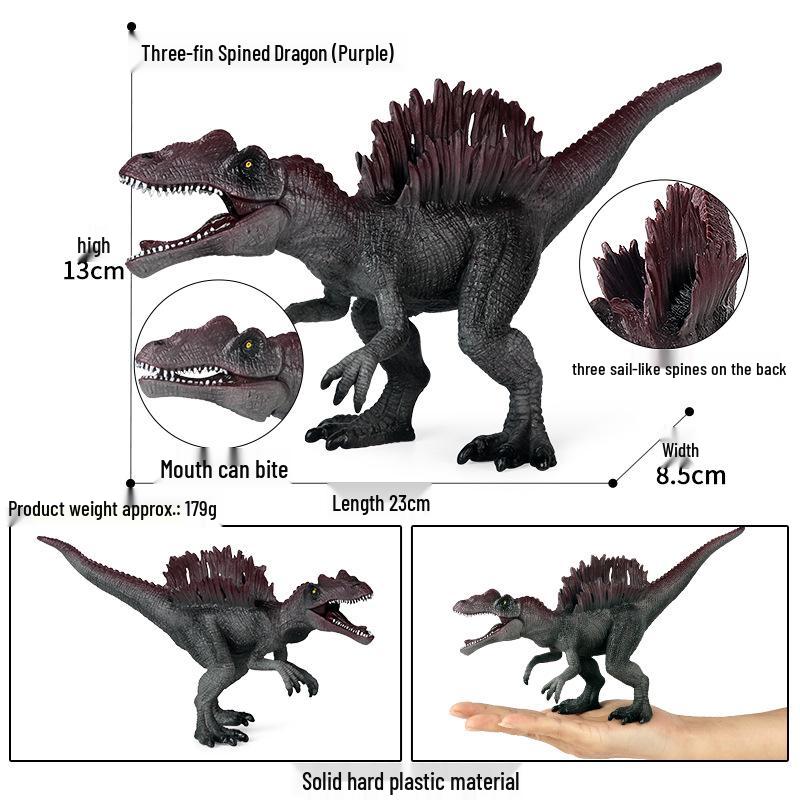 Dinosaur Model Set: T. Rex, Spinosaurus, Mosasaurus, Stegosaurus, Triceratops Cognitive Toys