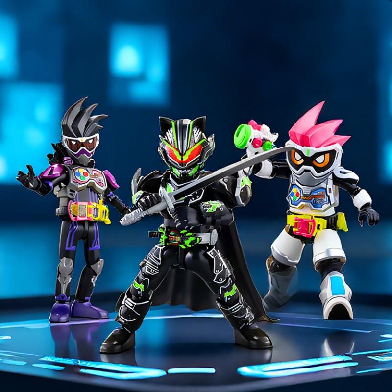 1/9 шт. BLOKEES Слепой бокс Серия 3 игра на выживание Камен Райдер Ex-Aid Тайкун Сабер Генм Глэр Подвижная модель Сборные игрушки
